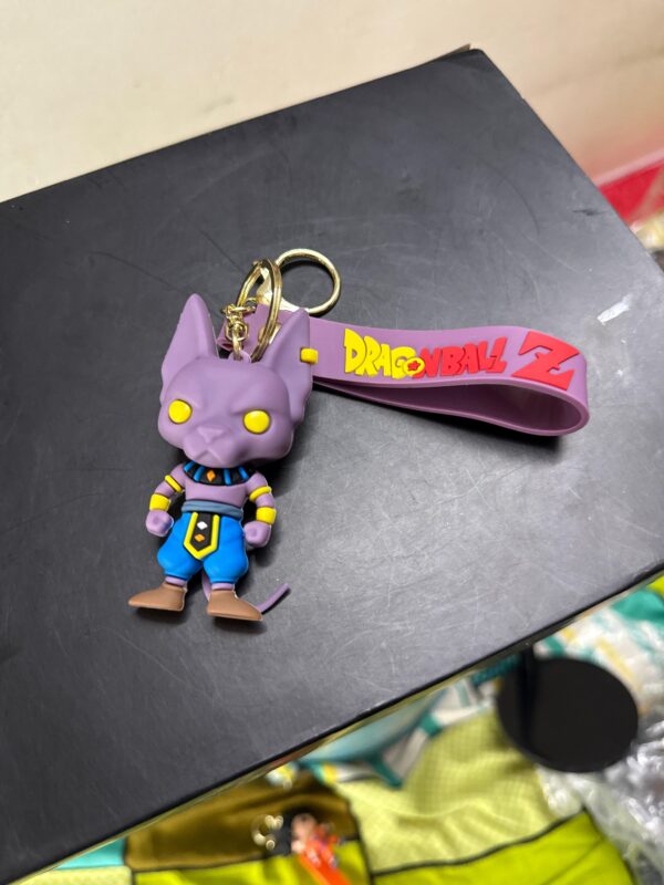 Beerus Rubber Keychain